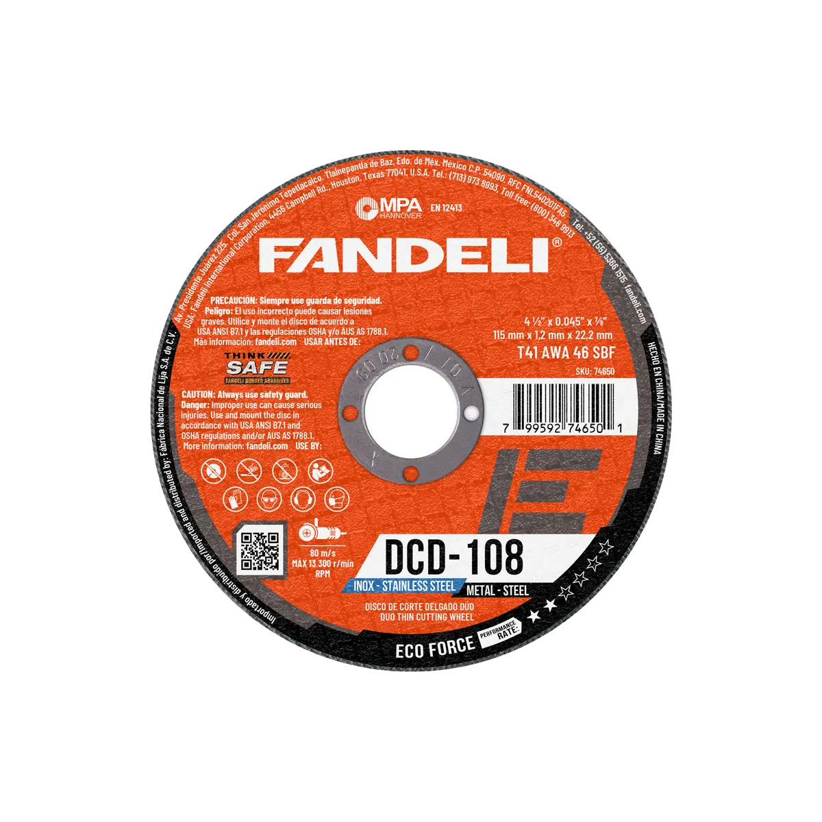 Discos de corte Fandeli
